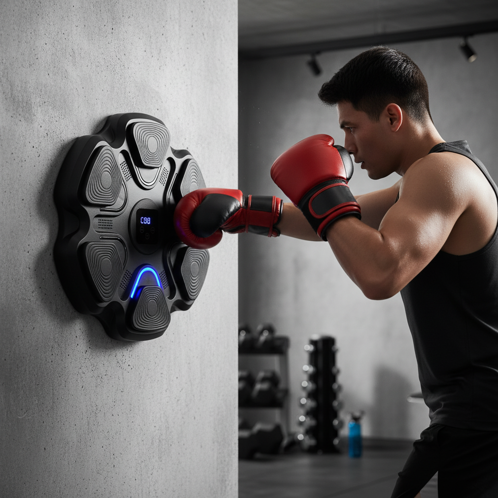 Led Gloves Music - Adjustable Bluetooth Music Boxing Trainer Smart