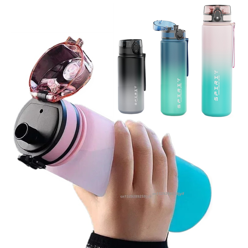 Smart Water Bottle Tracker - 500ML/650ML/1000ML Sports Water Bottle Leak Proof