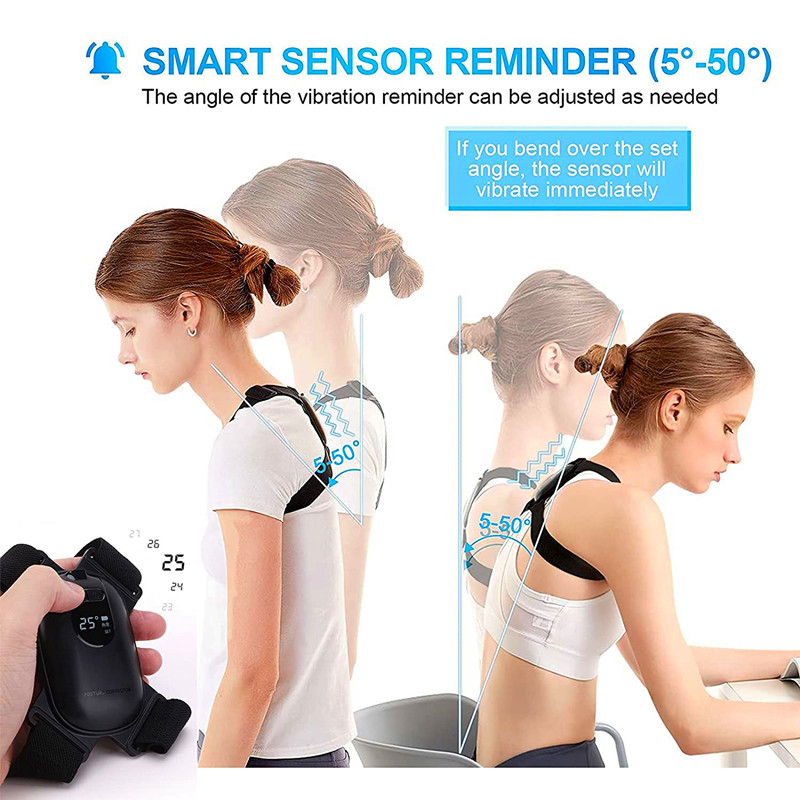 Smart Posture Sensor - Smart Posture Corrector Sensor Vibration Reminder