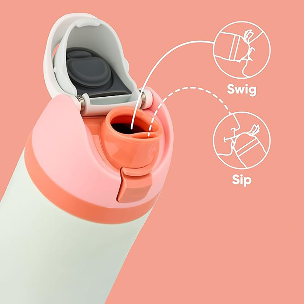 Smart Water Bottle Tracker - 24Oz Insulated Stainless Steel Water Bottle