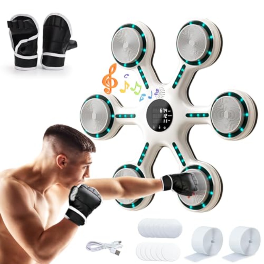 Led Gloves Music - Wall Mounted Music Boxing Machine with