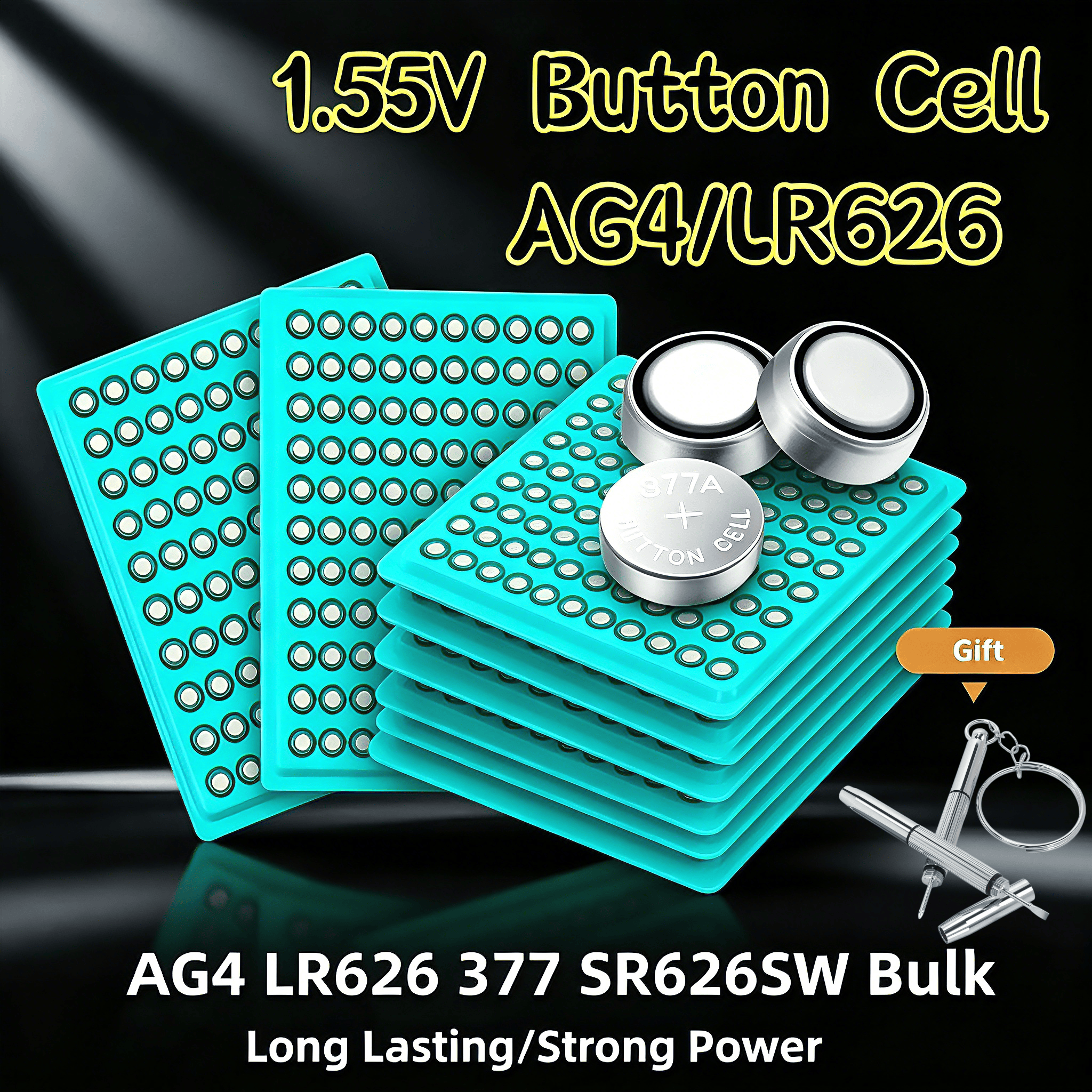 Electronics And Gadgets Ce - 100-500pcs High Capacity LR626 AG4 377