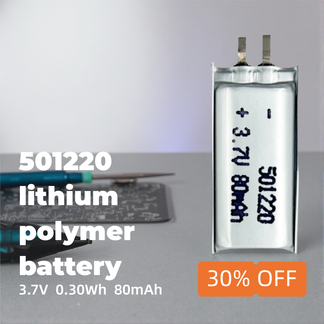 Electronics And Gadgets Ce - 501220 Li-ion Polymer Battery 80mAh 3.7V