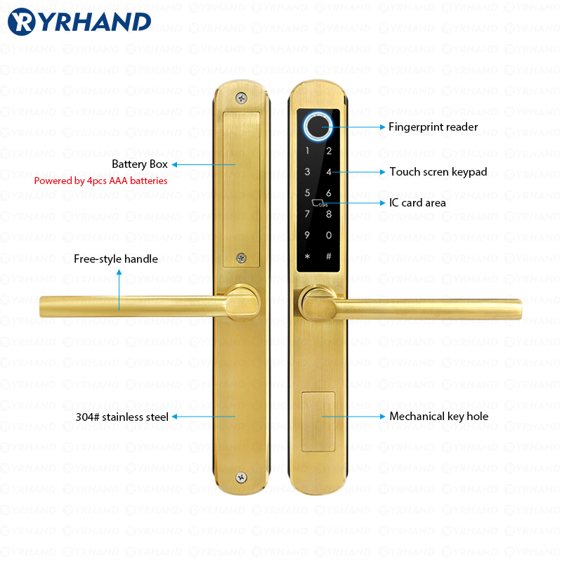 IP66 Gold Stainless steel Slid - Unique Electronics Gadgets reseña y precio