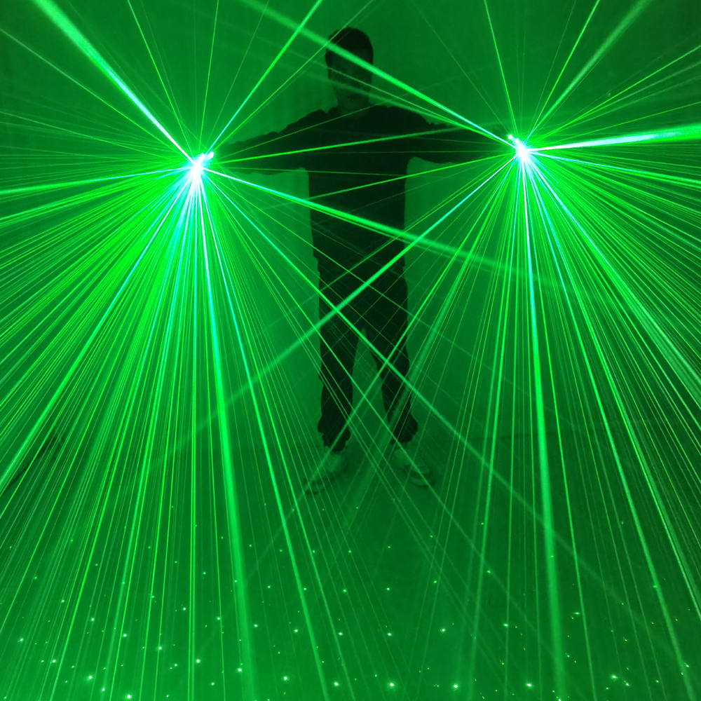 Sky Star 532nm Green Laser Glo - Led Gloves Music reseña y precio
