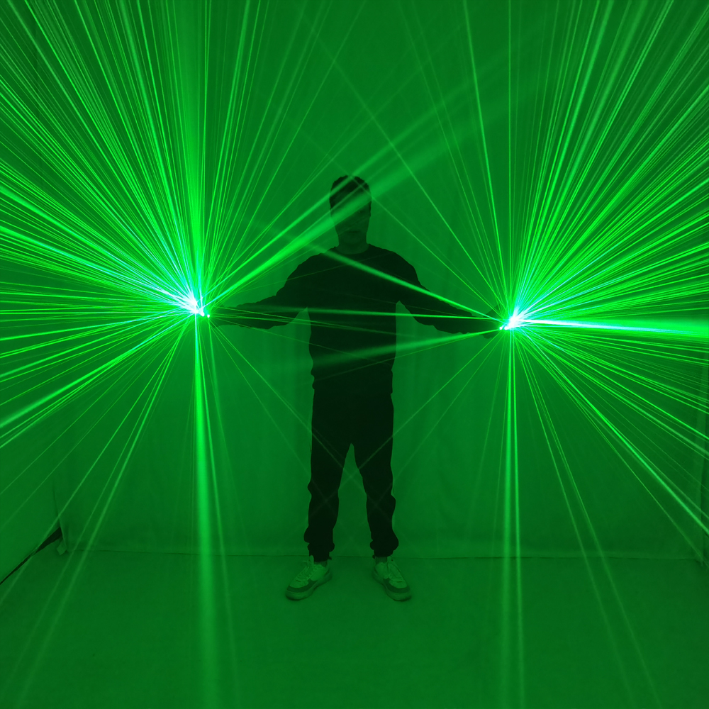 Sky Star 532nm Green Laser Glo - Led Gloves Music reseña y precio