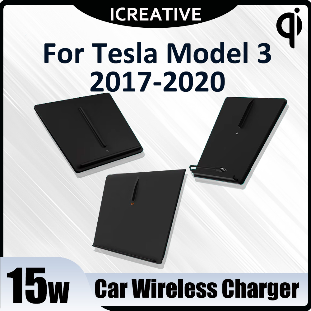 Wireless Car Charger for Tesla - Wireless Phone Charger Pad reseña y precio