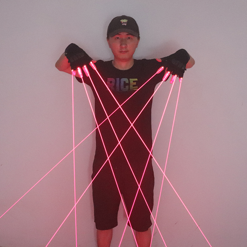 650nm Red Laser Gloves Stage L - Led Gloves Music reseña y precio