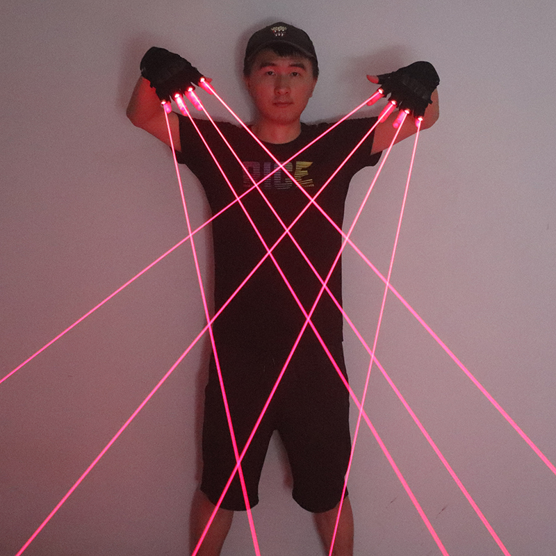 650nm Red Laser Gloves Stage L - Led Gloves Music reseña y precio