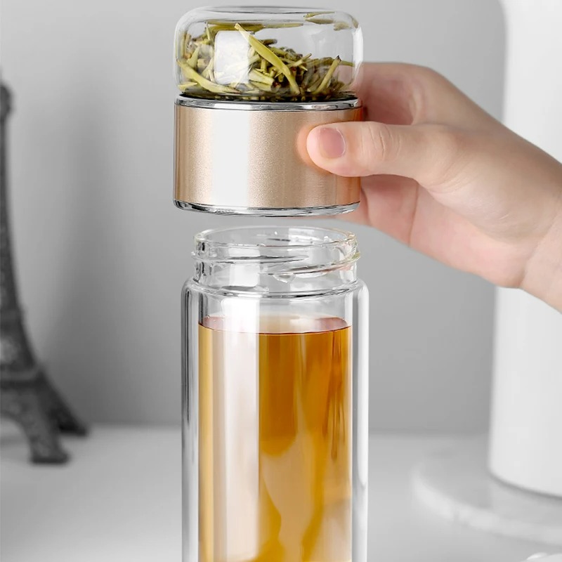 420ML Tea Water Bottle High Bo - Smart Water Bottle Tracker reseña y precio