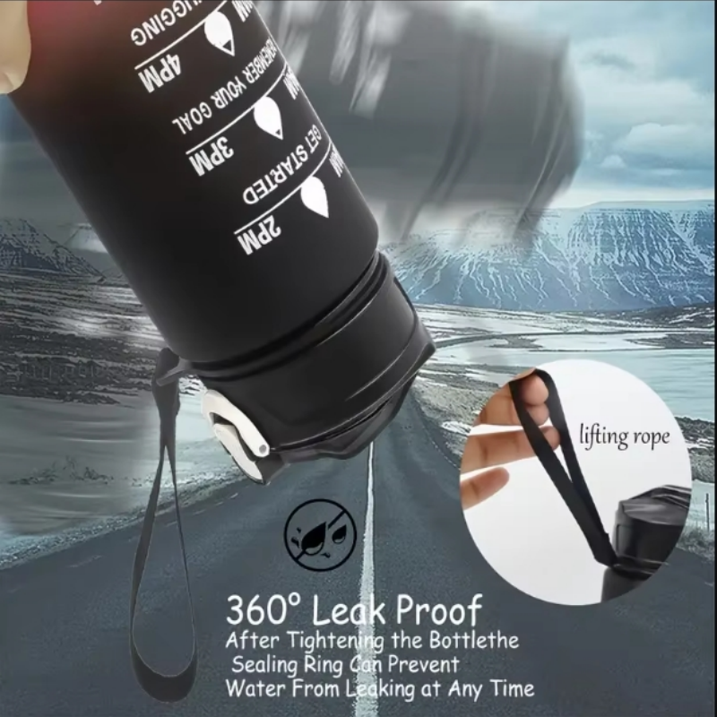 Sports Water Bottle with Time- - Smart Water Bottle Tracker reseña y precio