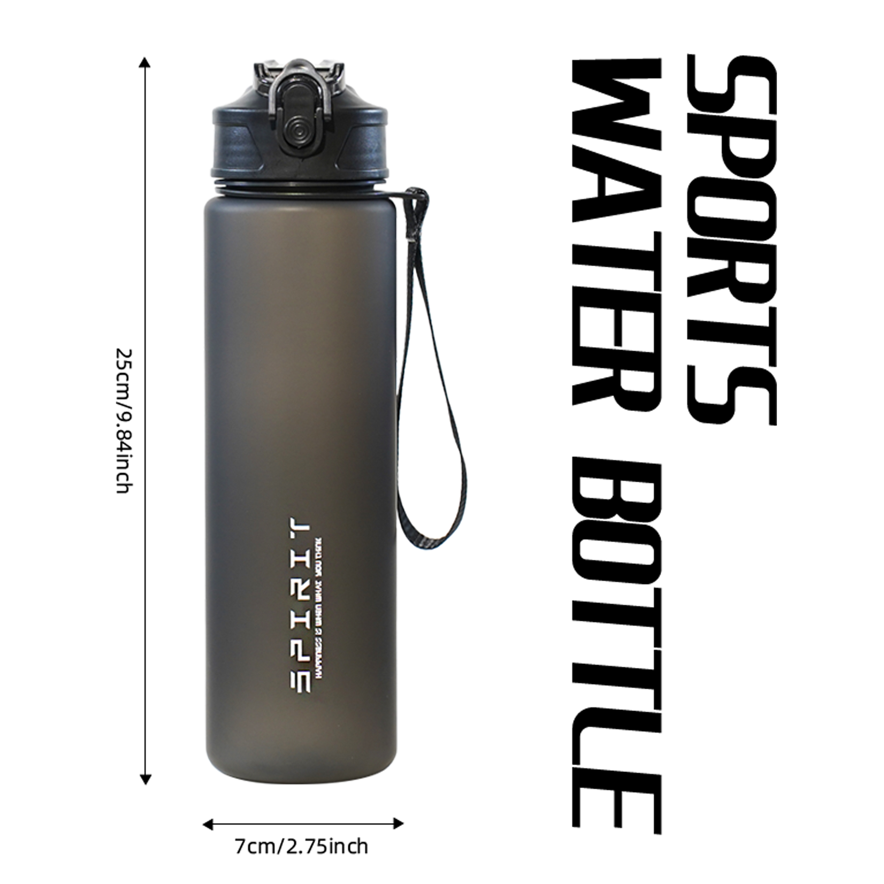 750ml Sports Water Bottle for  - Smart Water Bottle Tracker reseña y precio