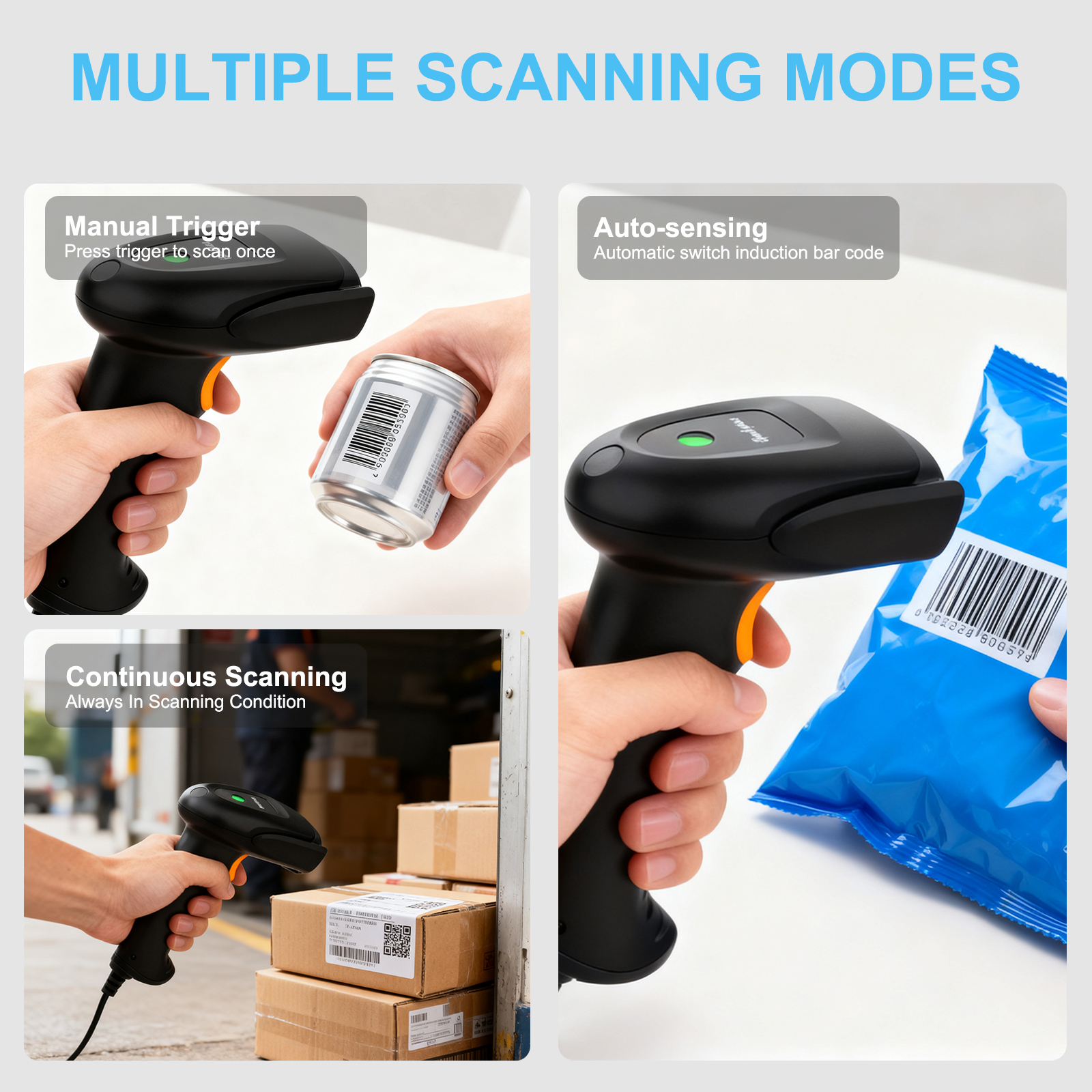 2D 1D Handheld Wireless Barcod - Barcode Scanner Wireless reseña y precio