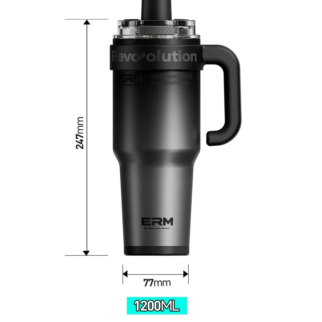 1200ML Extra Large Ceramic Tum - Smart Water Bottle Tracker reseña y precio