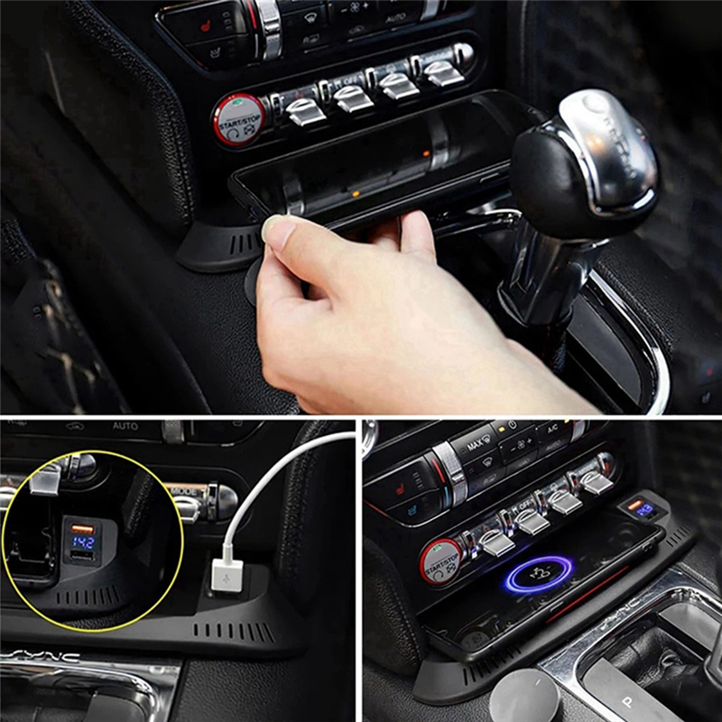 Car 15W QI Wireless Phone Char - Wireless Phone Charger Pad reseña y precio