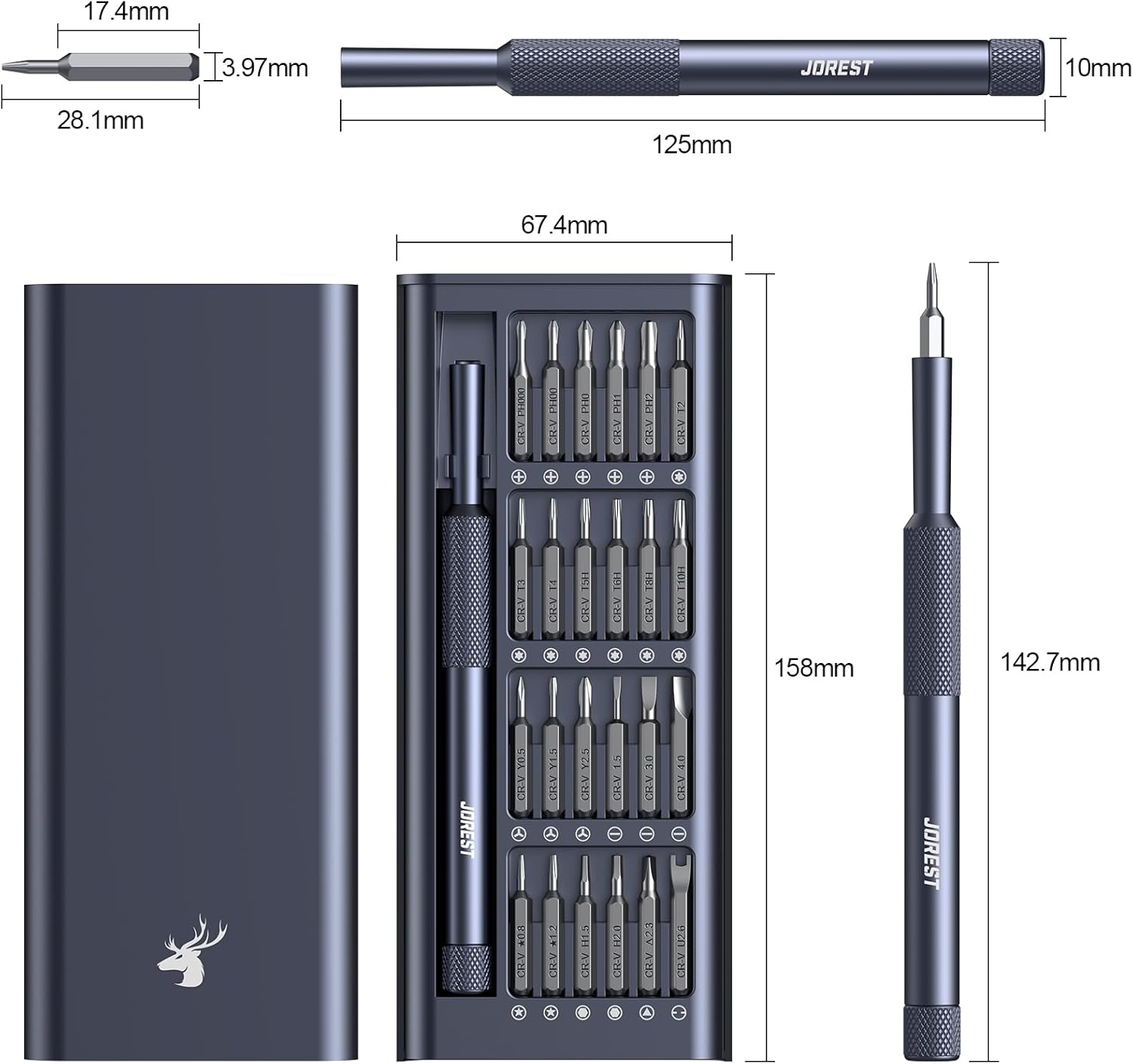 25-IN-1 Precision Screwdriver  - Electronics Gadgets To Gift reseña y precio