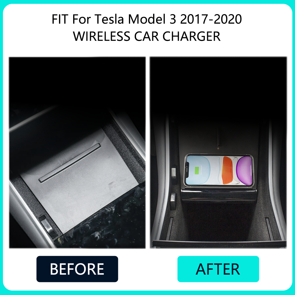 15W Wireless Charger For Tesla - Wireless Phone Charger Pad reseña y precio