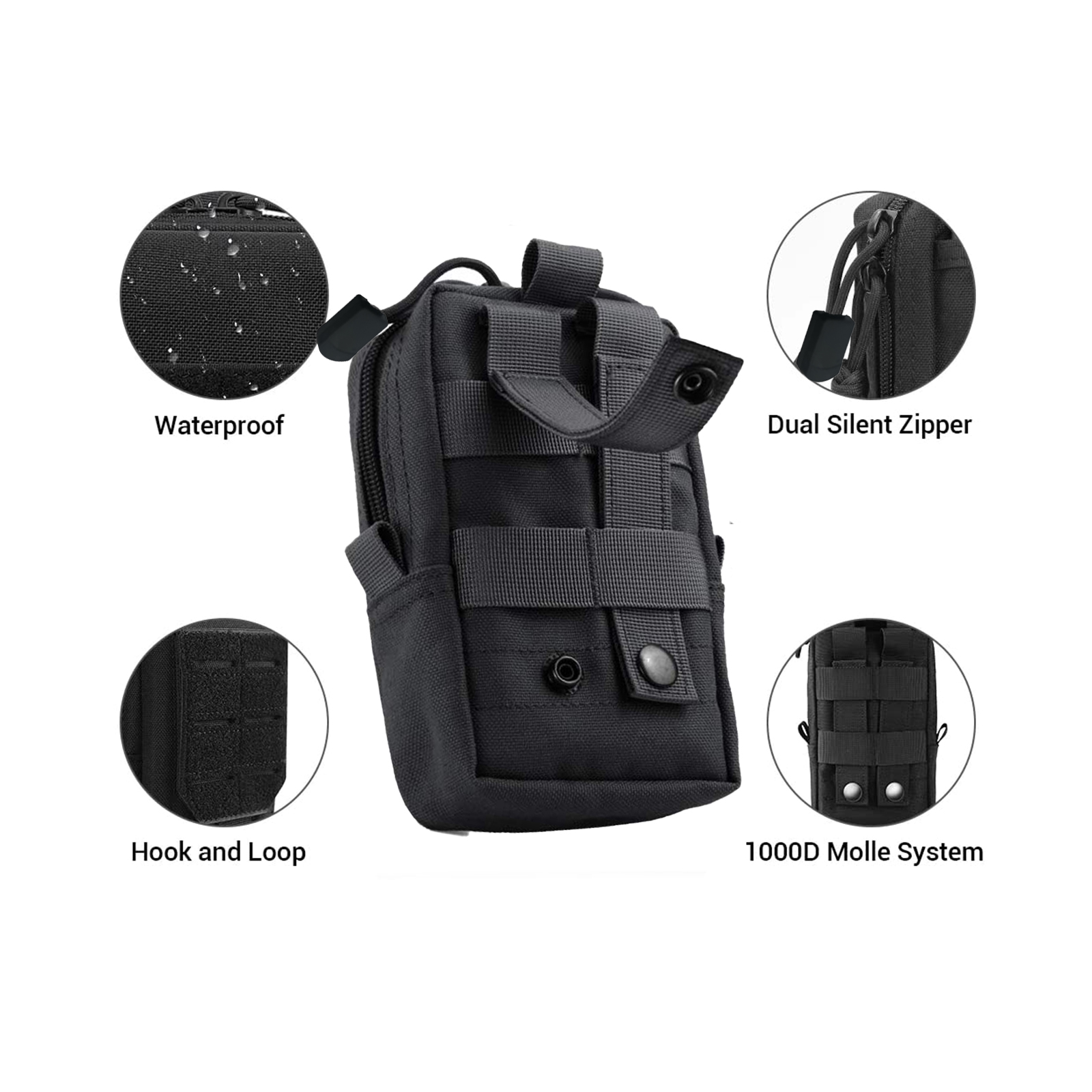 Tactical Molle Pouch Waist Bag - Electronics And Gadgets reseña y precio