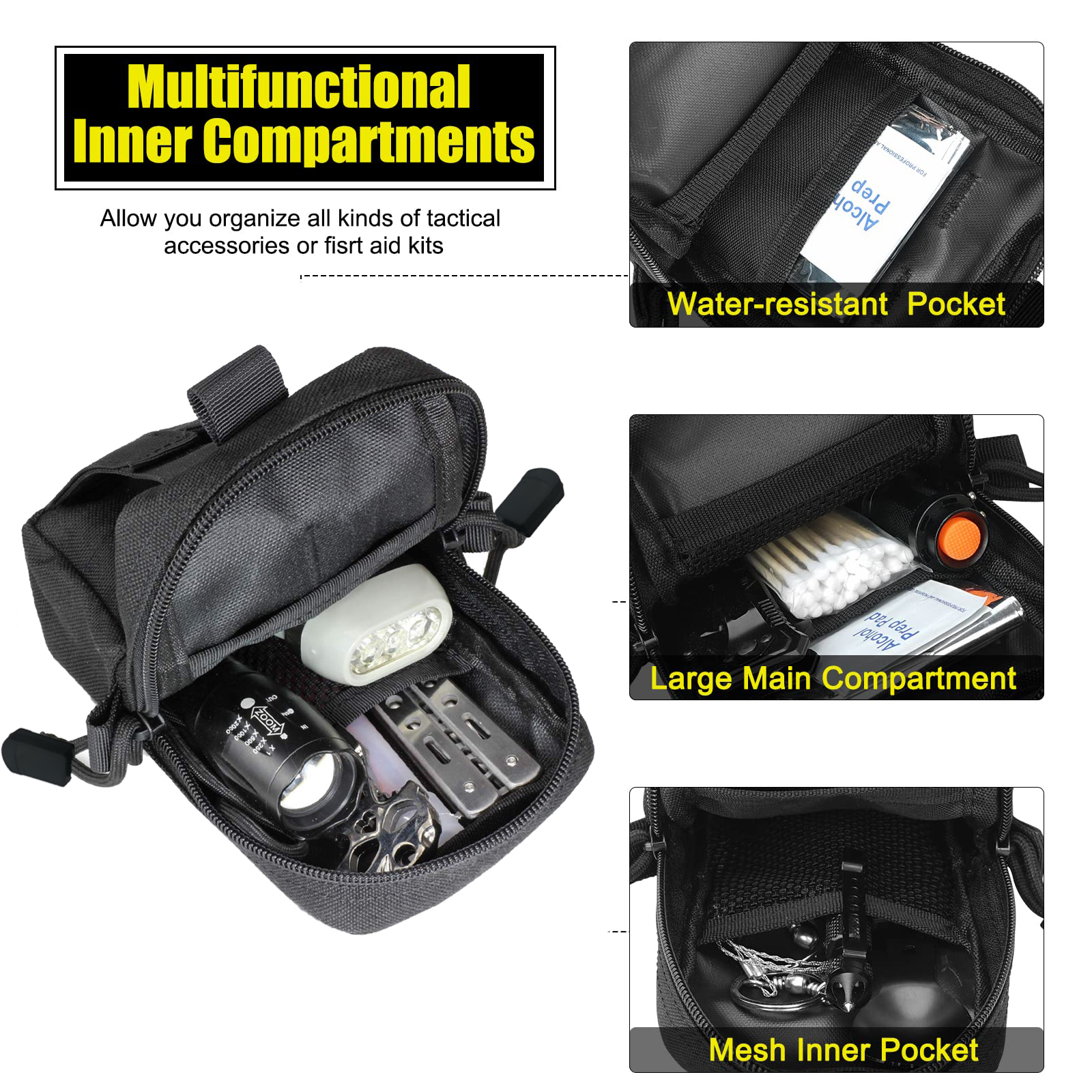 Tactical Molle Pouch Waist Bag - Electronics And Gadgets reseña y precio