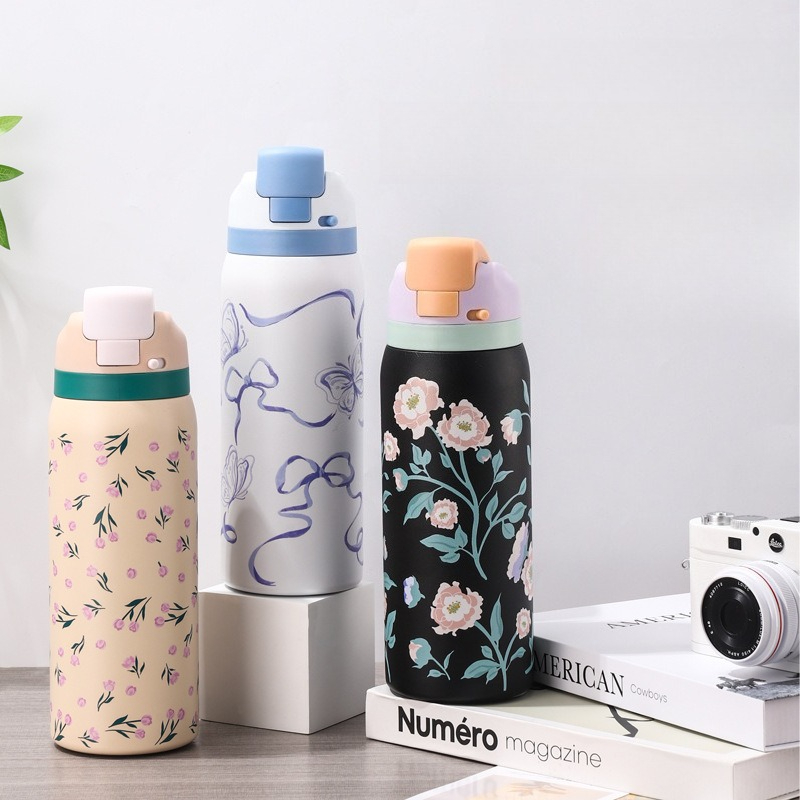 24/32OZ New High Beauty Fruit  - Smart Water Bottle Tracker reseña y precio