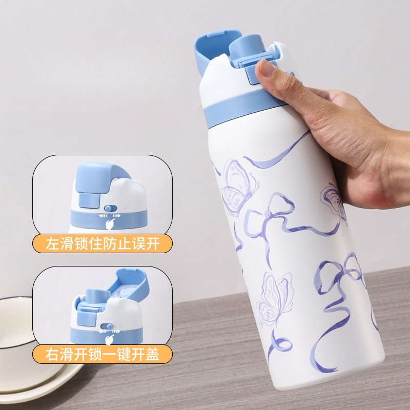 24/32OZ New High Beauty Fruit  - Smart Water Bottle Tracker reseña y precio
