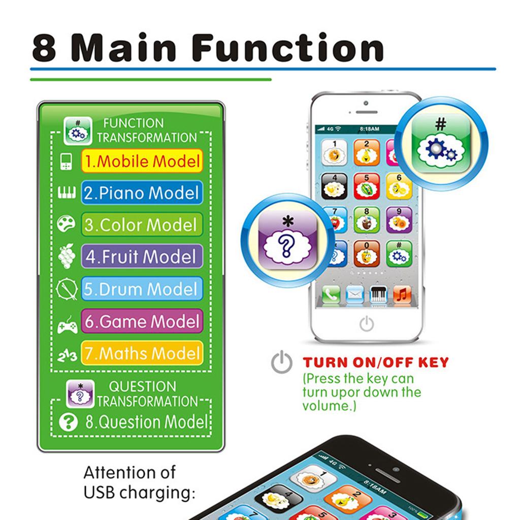 Child Phone Learning Electroni - Electronics And Gadgets Ce reseña y precio