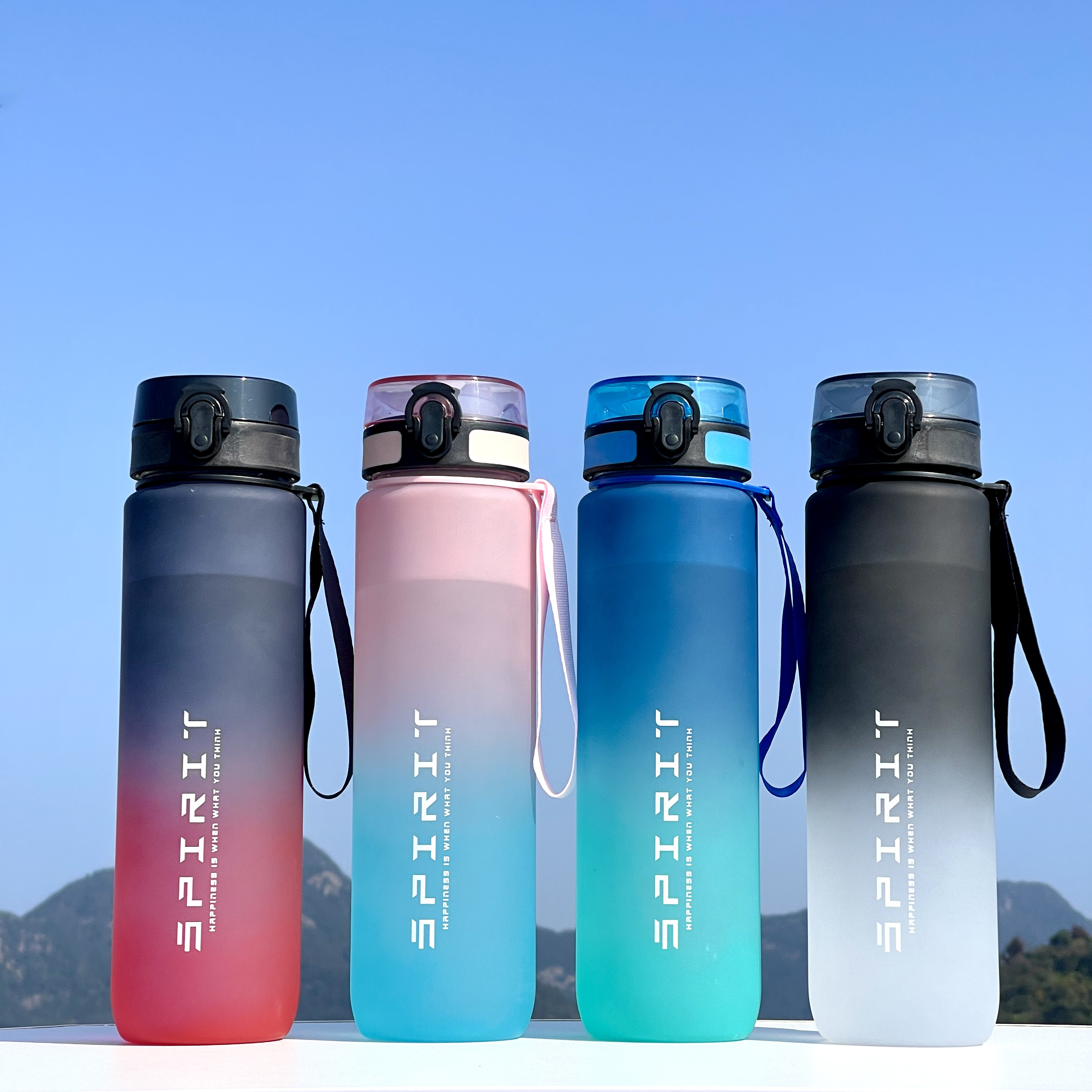 A 1000ml or 800ml Water Bottle - Smart Water Bottle Tracker reseña y precio