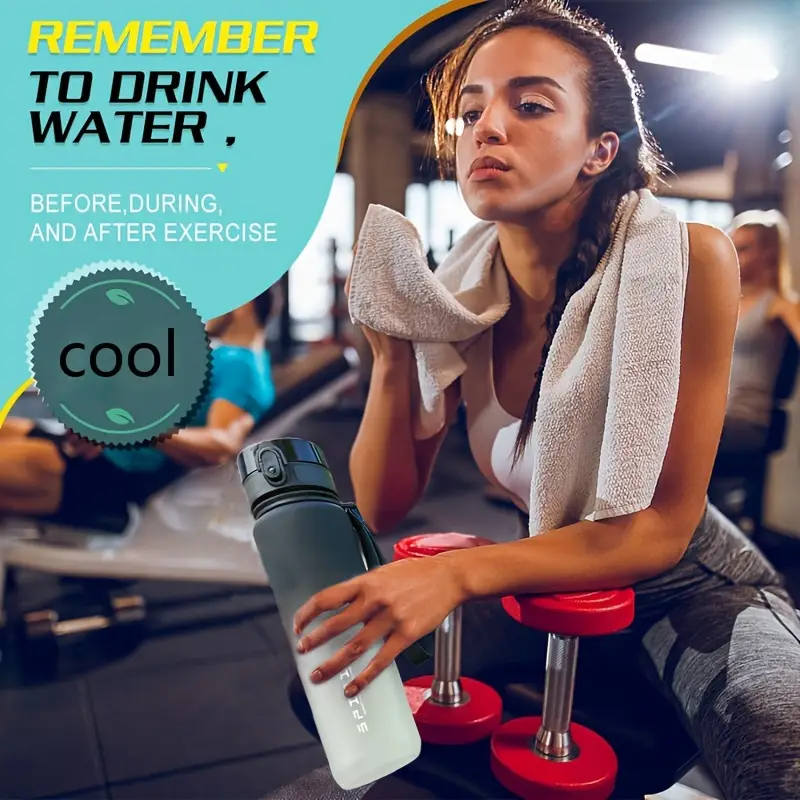 A 1000ml or 800ml Water Bottle - Smart Water Bottle Tracker reseña y precio