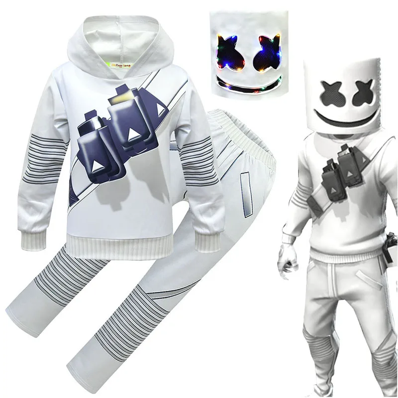 Kids Cosplay Costume Boys Mars - Led Gloves Music reseña y precio