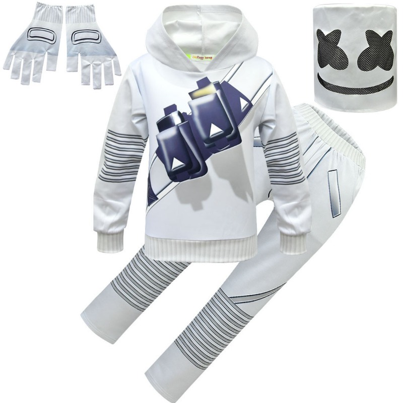 Kids Cosplay Costume Boys Mars - Led Gloves Music reseña y precio