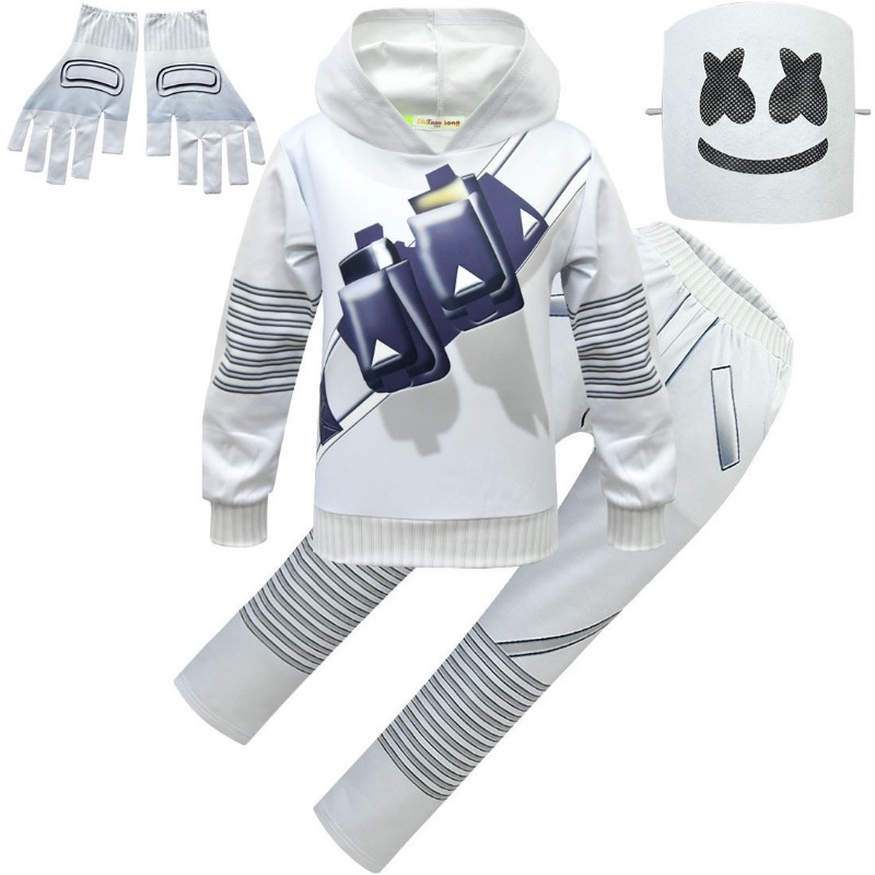 Kids Cosplay Costume Boys Mars - Led Gloves Music reseña y precio