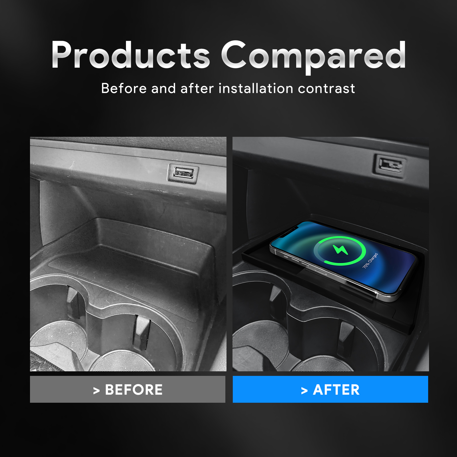 For Mazda 3 Axela 2019-2025 Ca - Wireless Phone Charger Pad reseña y precio