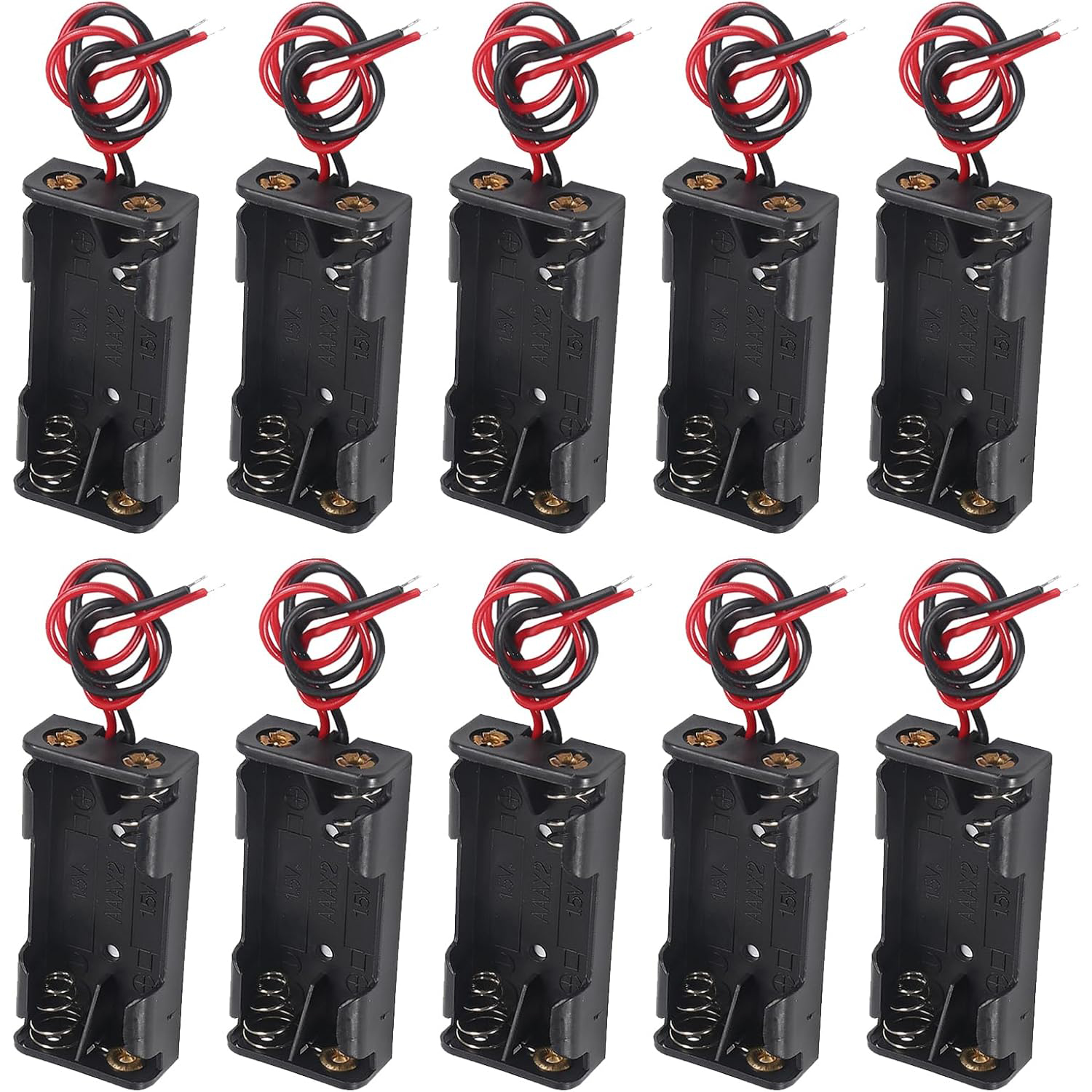 10pcs AAA Battery Holder 2X 1. - Unique Electronics Gadgets reseña y precio
