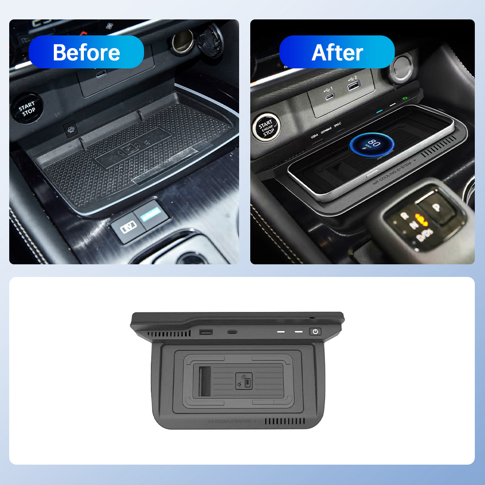 15W Car wireless Charging Pad  - Wireless Phone Charger Pad reseña y precio