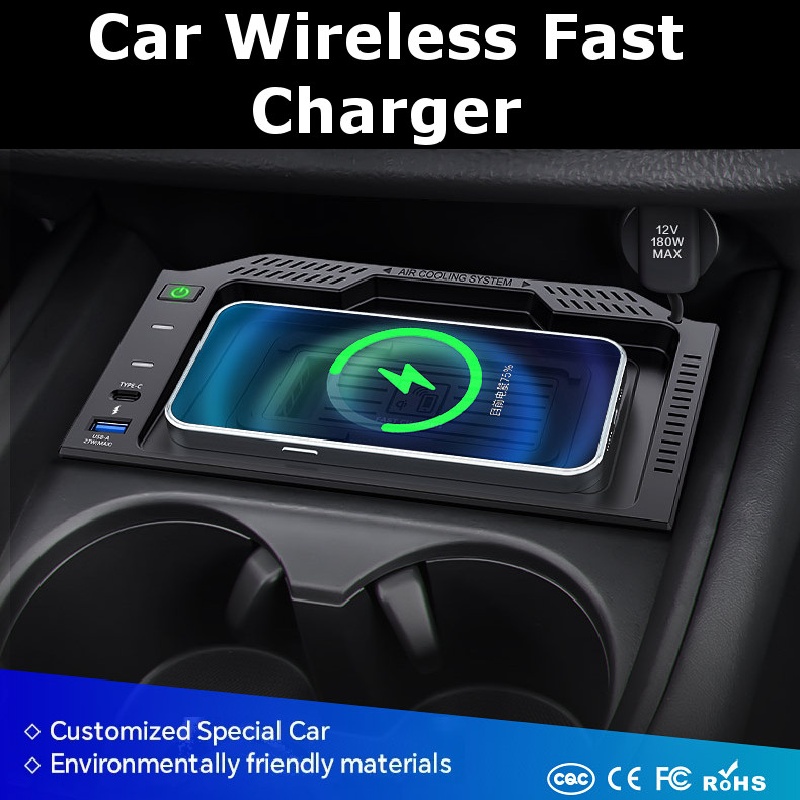 15W Car Wireless Charger QI Ph - Wireless Phone Charger Pad reseña y precio