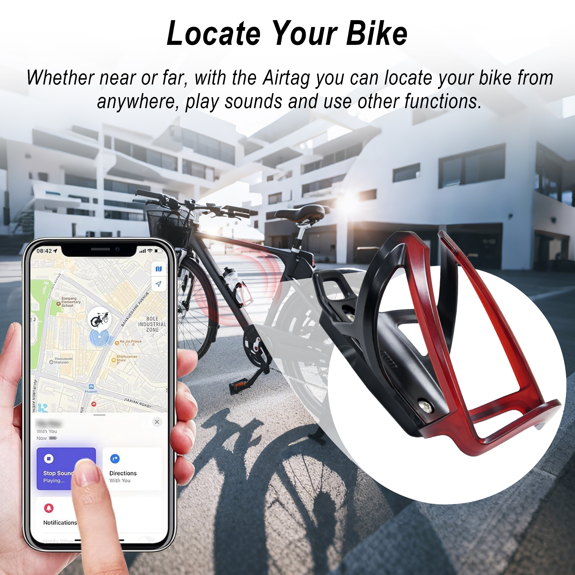 Mini Smart Tracker + Bicycle W - Smart Water Bottle Tracker reseña y precio