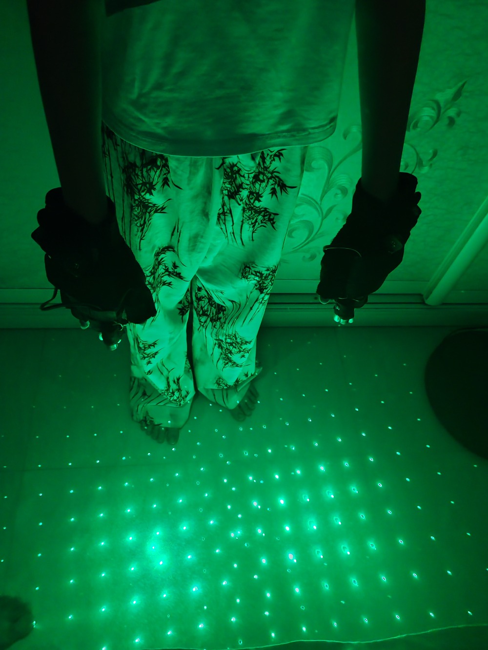Green Laser Gloves Laser Flash - Led Gloves Music reseña y precio