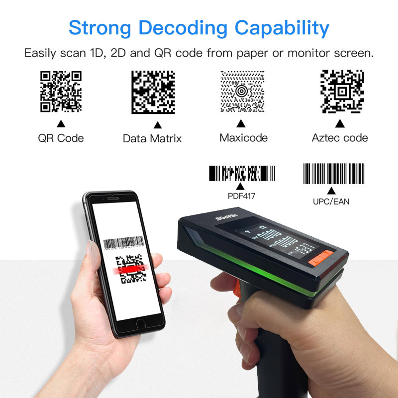 Bluetooth Barcode Scanner Scre - Barcode Scanner Wireless reseña y precio