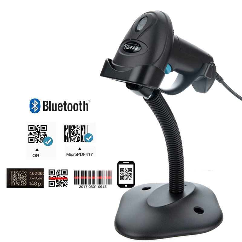 KEFAR 1D/2D Wireless Wired Bar - Barcode Scanner Wireless reseña y precio