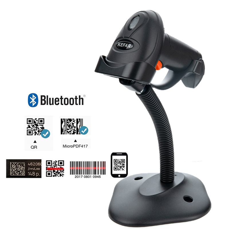 KEFAR 1D/2D Wireless Wired Bar - Barcode Scanner Wireless reseña y precio