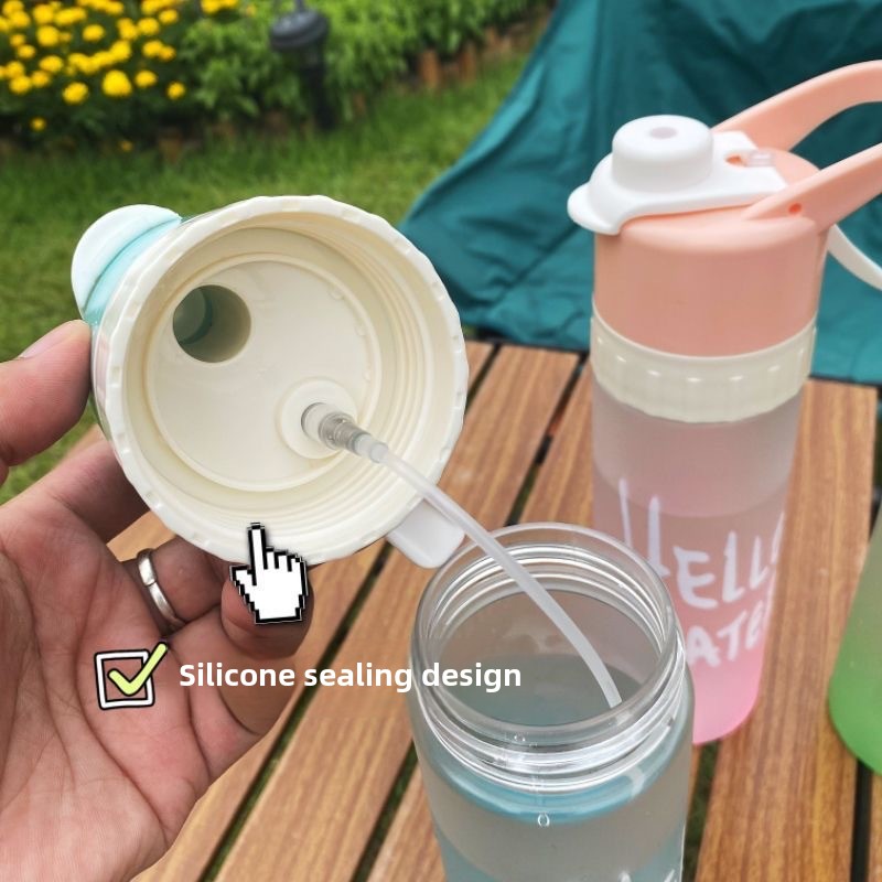 650ML BPA Free Mist Spray Wate - Smart Water Bottle Tracker reseña y precio