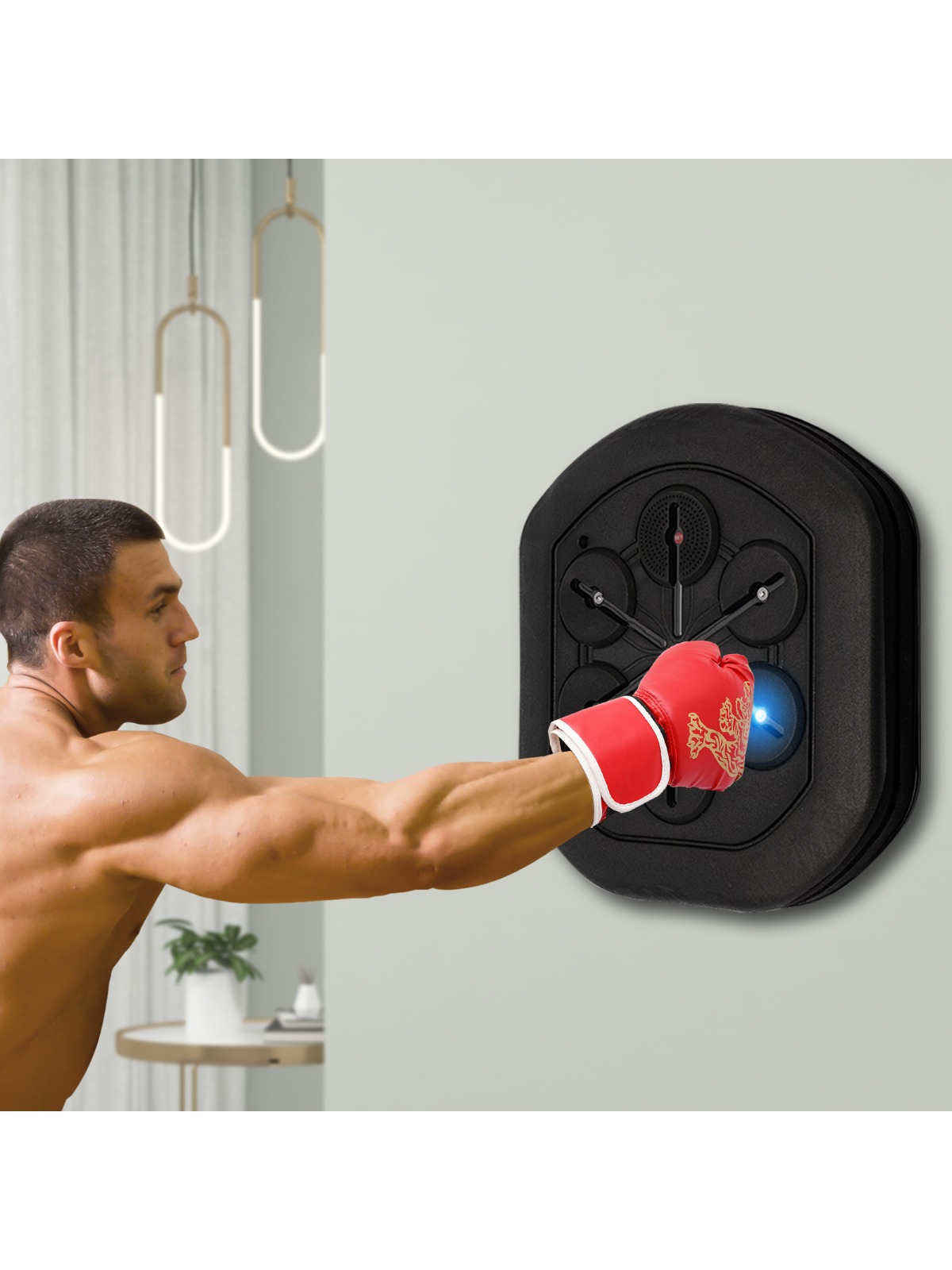 Smart Music Boxing Machine wit - Led Gloves Music reseña y precio