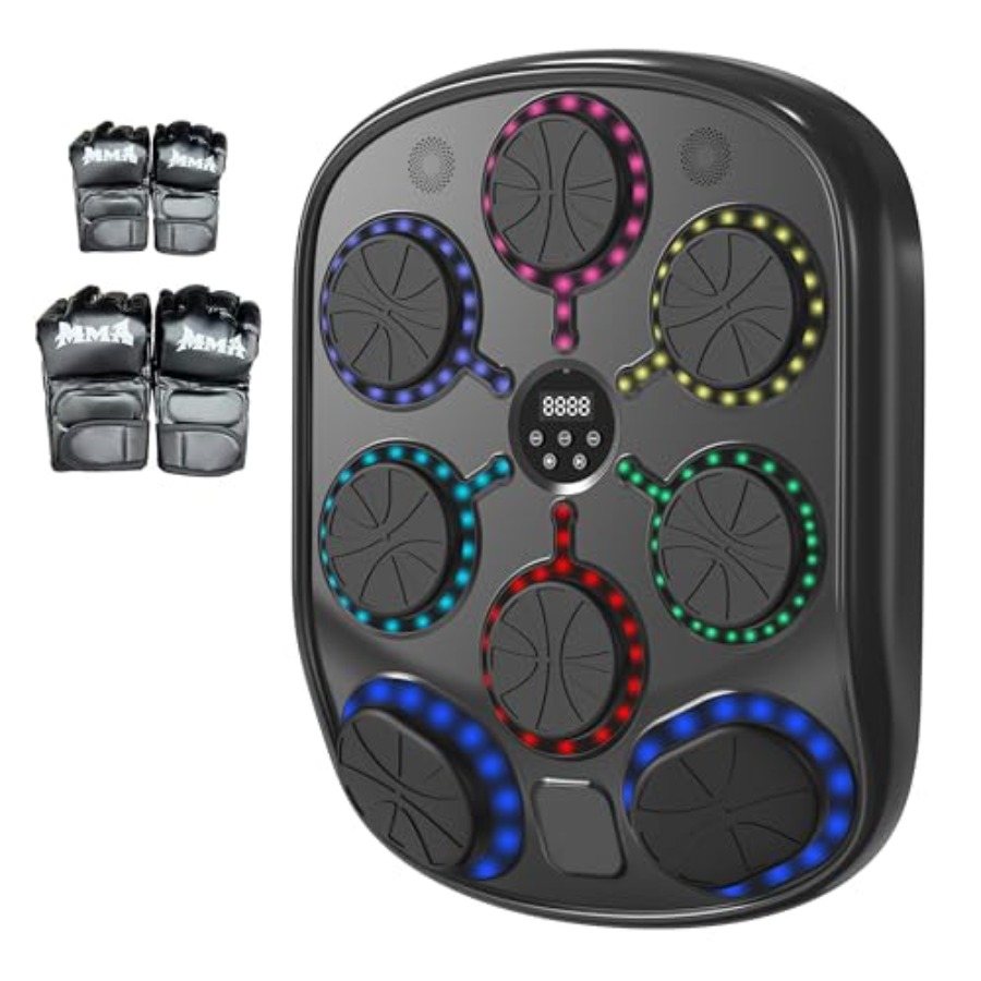 Music Boxing Machine for Adult - Led Gloves Music reseña y precio