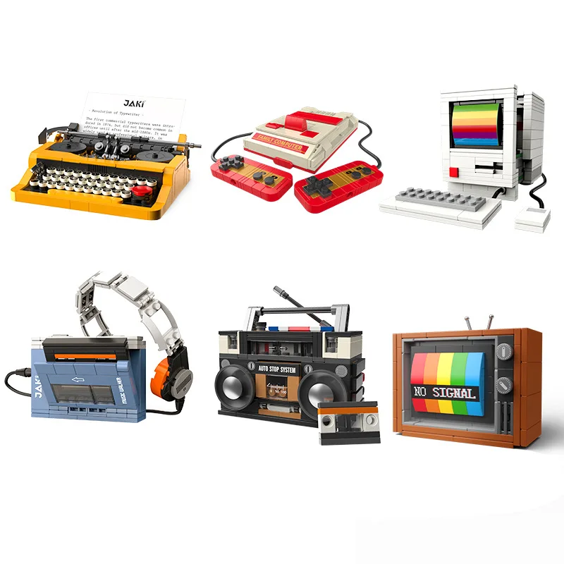 Retro DIY Building Blocks TV R - Handheld Game Console reseña y precio