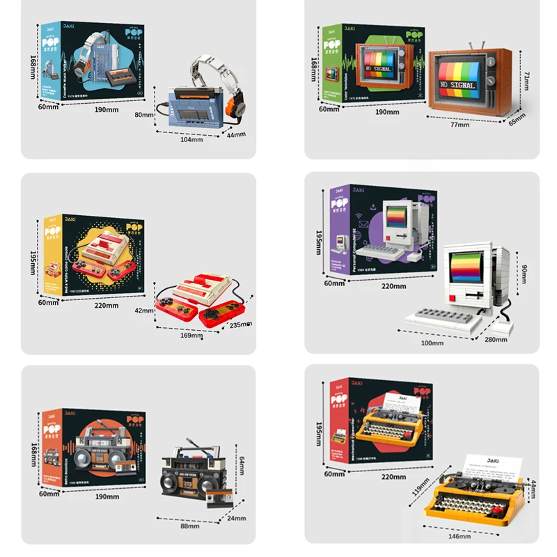 Retro DIY Building Blocks TV R - Handheld Game Console reseña y precio