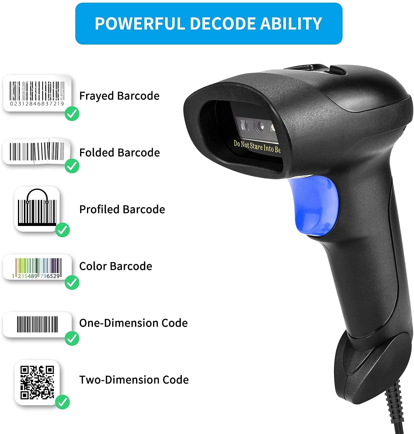 NETUM L5 Wired 2D Barcode Scan - Barcode Scanner Wireless reseña y precio