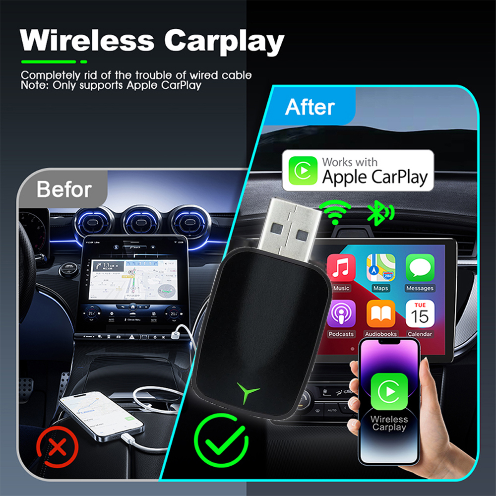 New Wired To Wireless Carplay  - Electronics And Gadgets reseña y precio