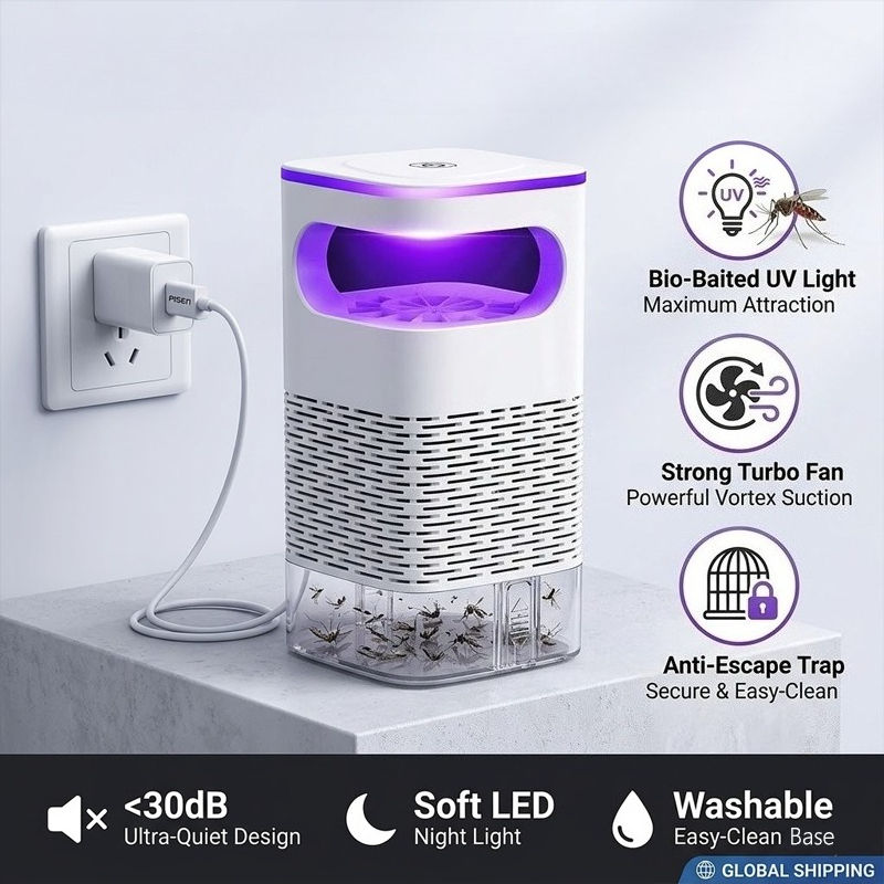New Mosquito Killer Lamp USB F - Unique Electronics Gadgets reseña y precio
