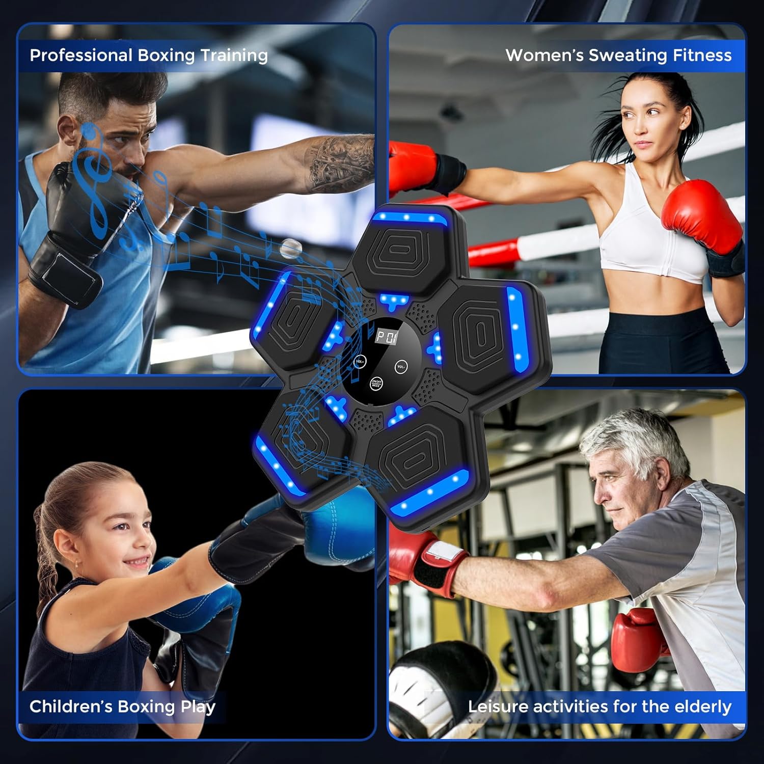 Smart Bluetooth Music Boxing M - Led Gloves Music reseña y precio