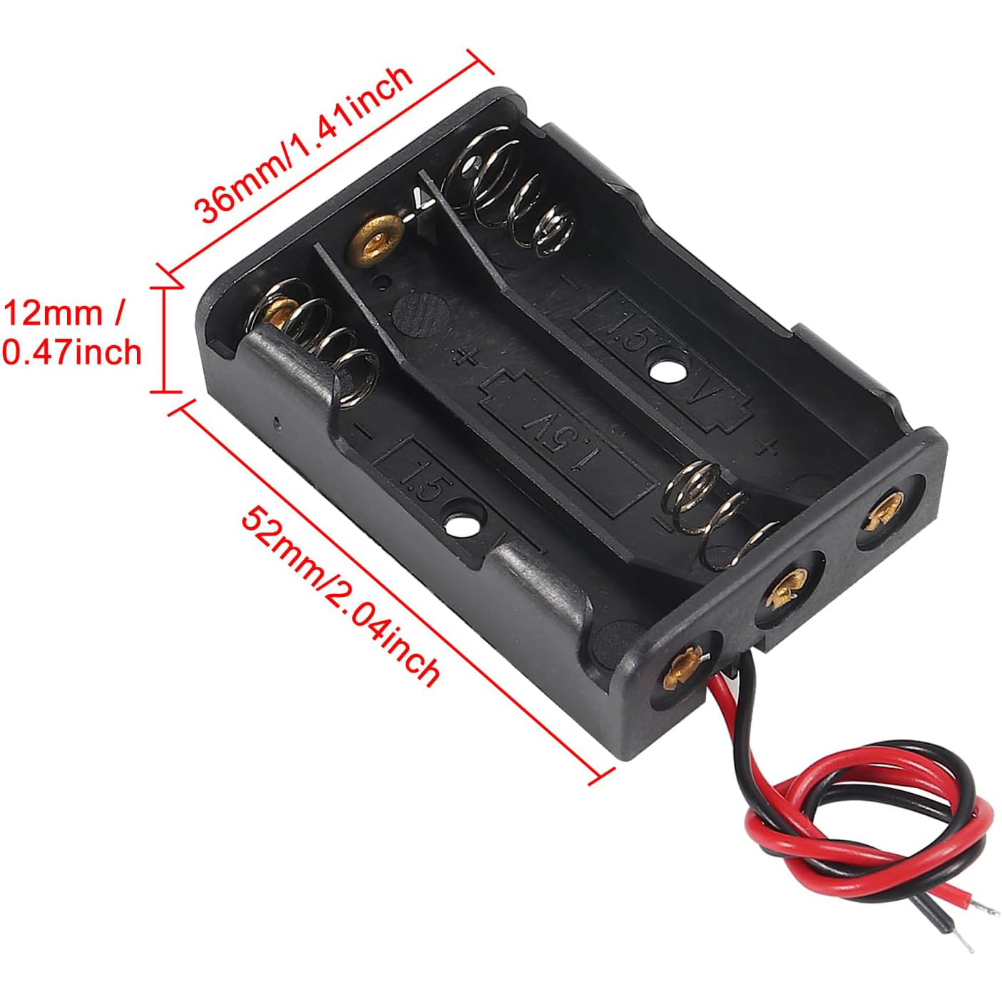 10pcs AAA Battery Holder 3X 1. - Unique Electronics Gadgets reseña y precio